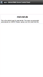 Mobile Screenshot of mst-net.de